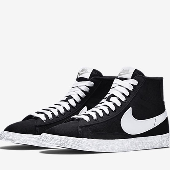 nike blazer mid mesh black